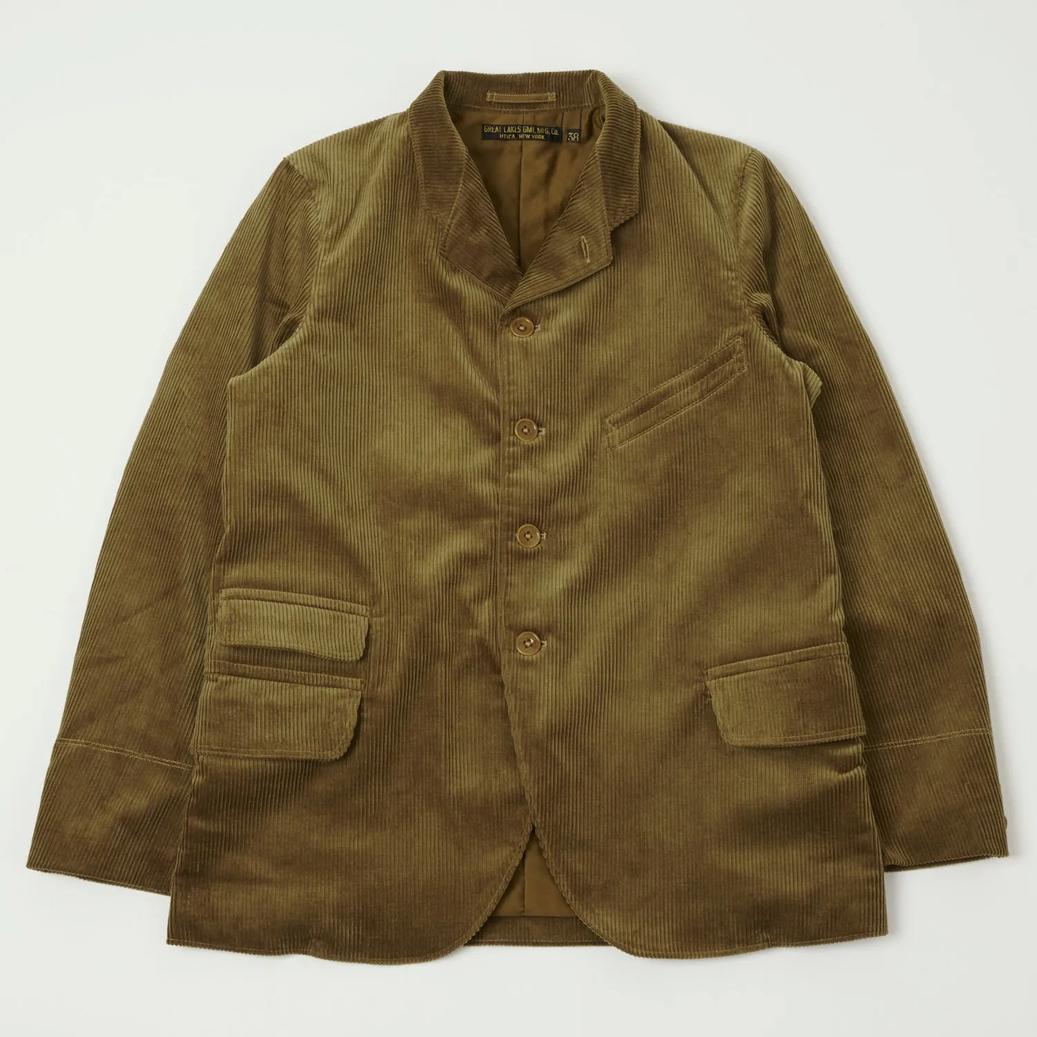 Freewheelers 'Jackson' Corduroy Sack Jacket - Camel