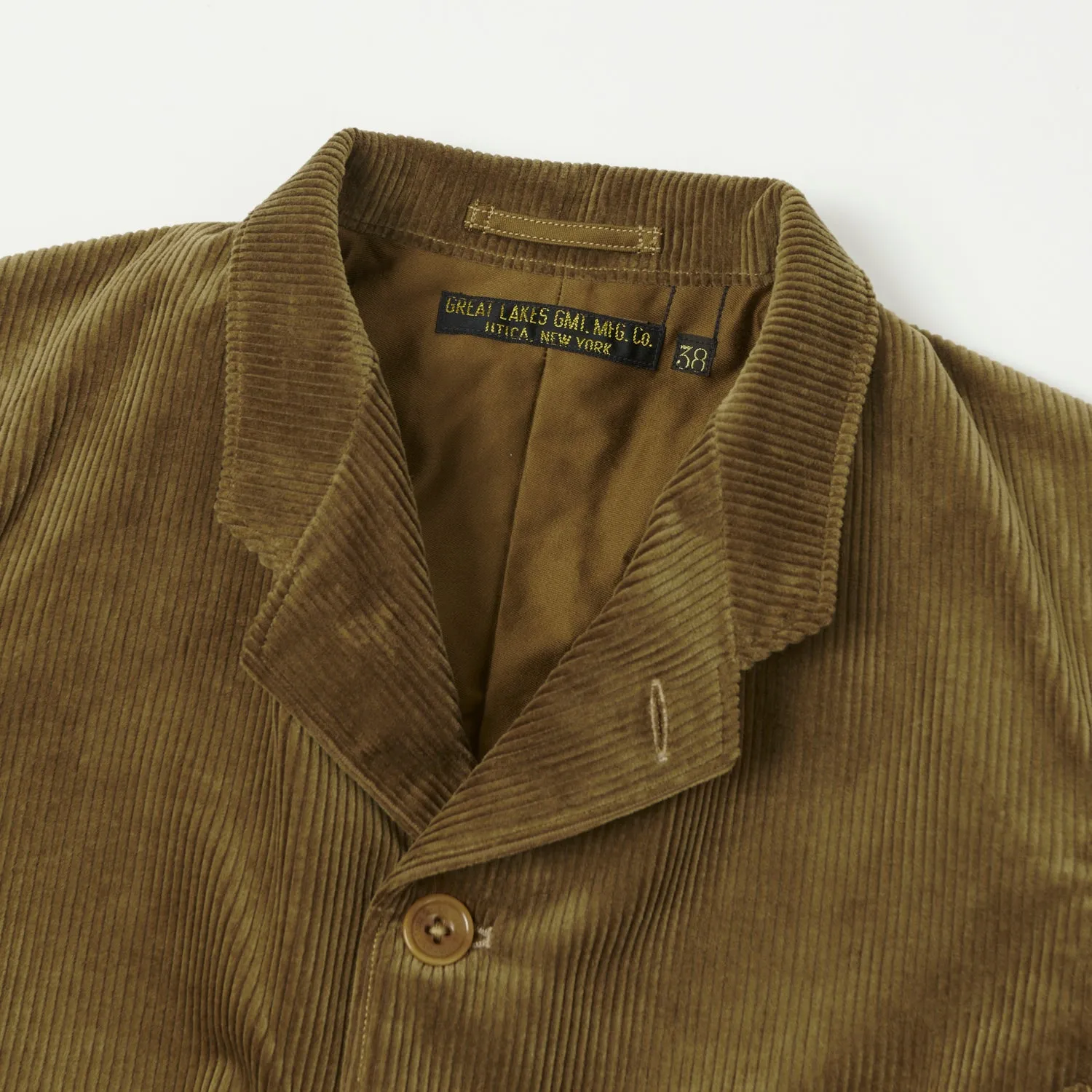 Freewheelers 'Jackson' Corduroy Sack Jacket - Camel
