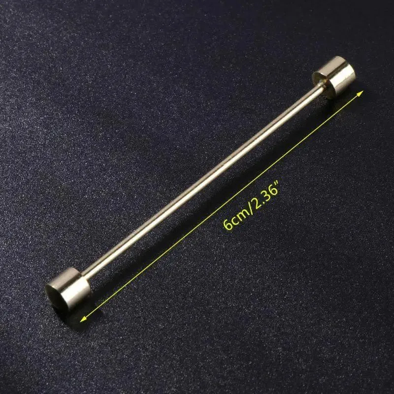 gold collar pin| classic gold color collar bar for men