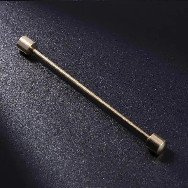 gold collar pin| classic gold color collar bar for men