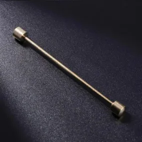 gold collar pin| classic gold color collar bar for men