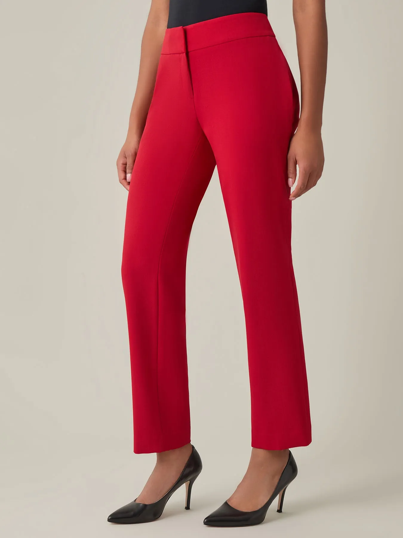 Harlow Pant, Iconic Stretch Crepe