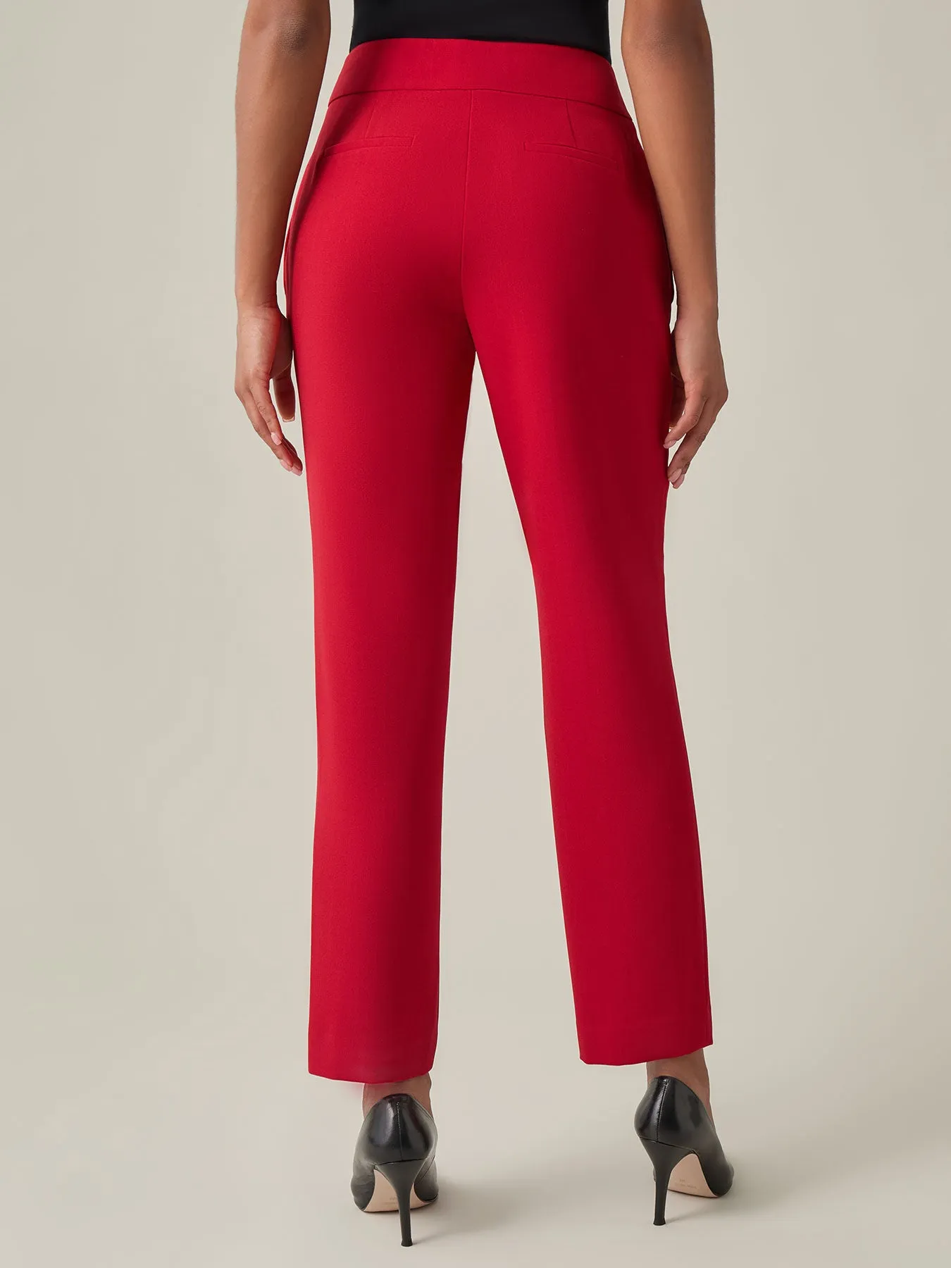 Harlow Pant, Iconic Stretch Crepe