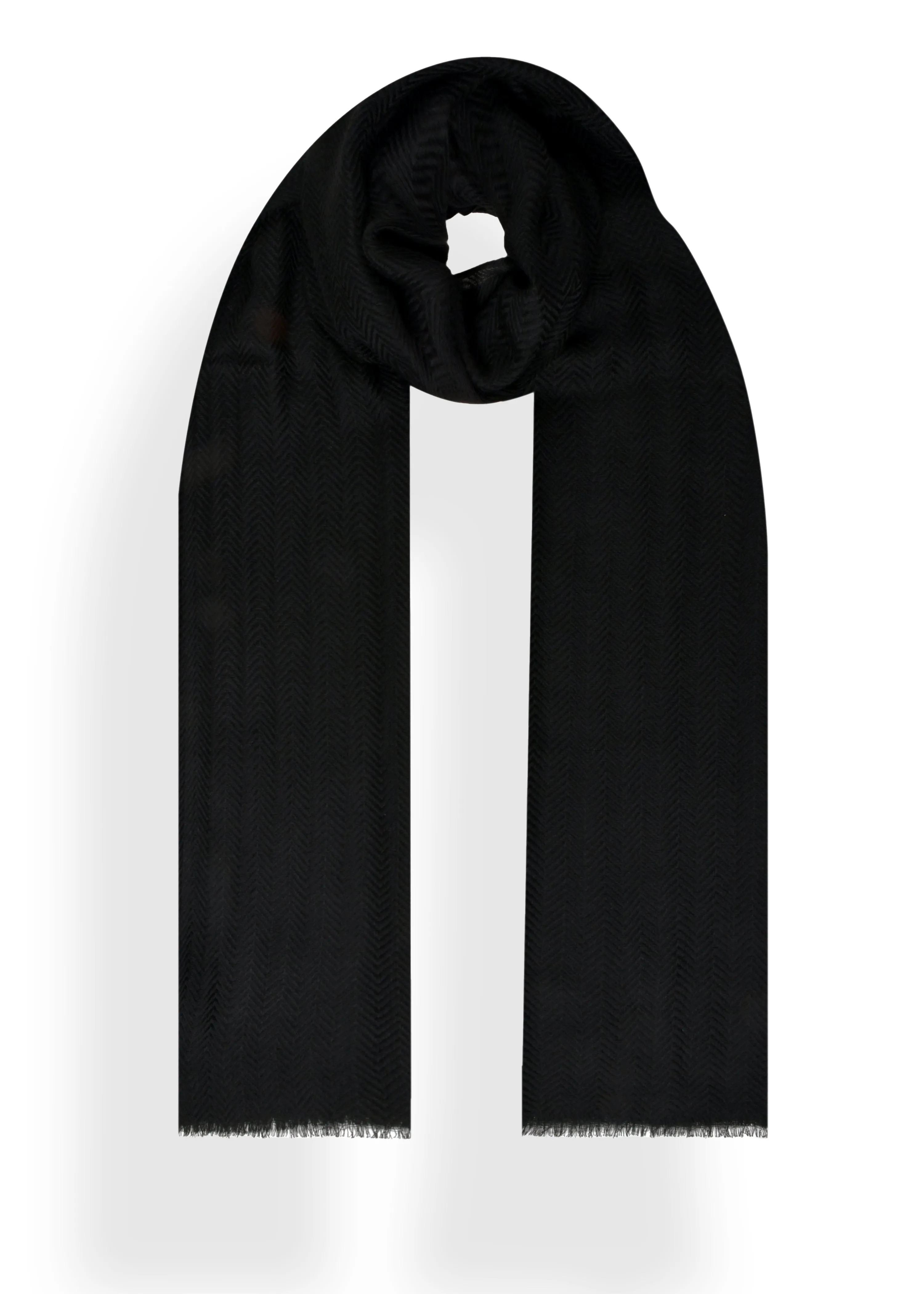 Herringbone Stole in Cashmere