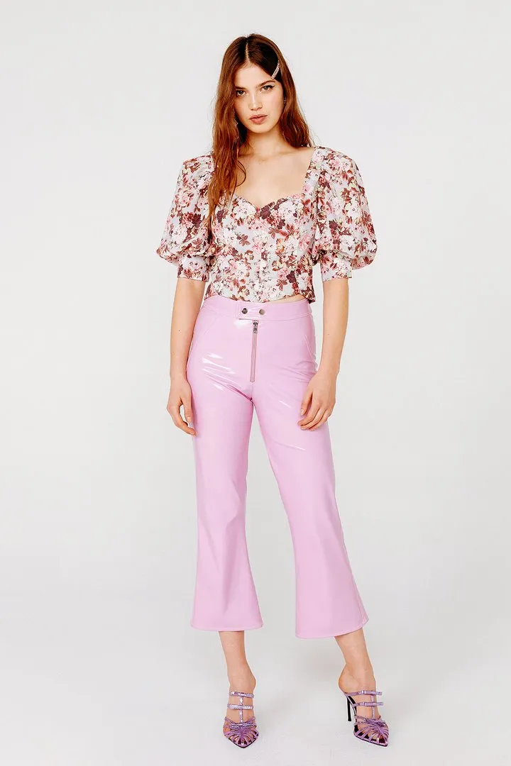 HOUSTON LACE UP BLOUSE