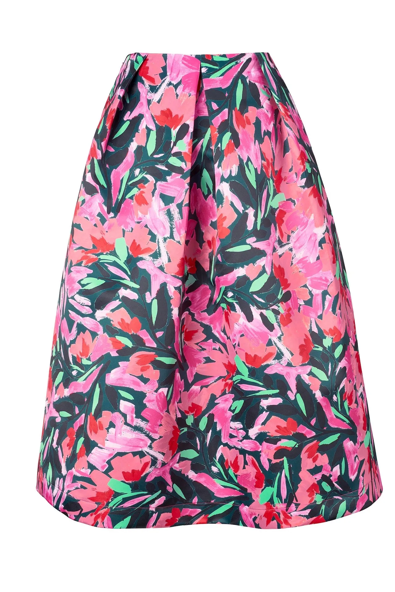 KEIKO Box Pleat Skirt - Party Bouquet