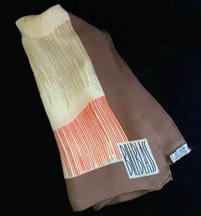 Late 1960s /Early 1970s Bill Blass Silk Scarf