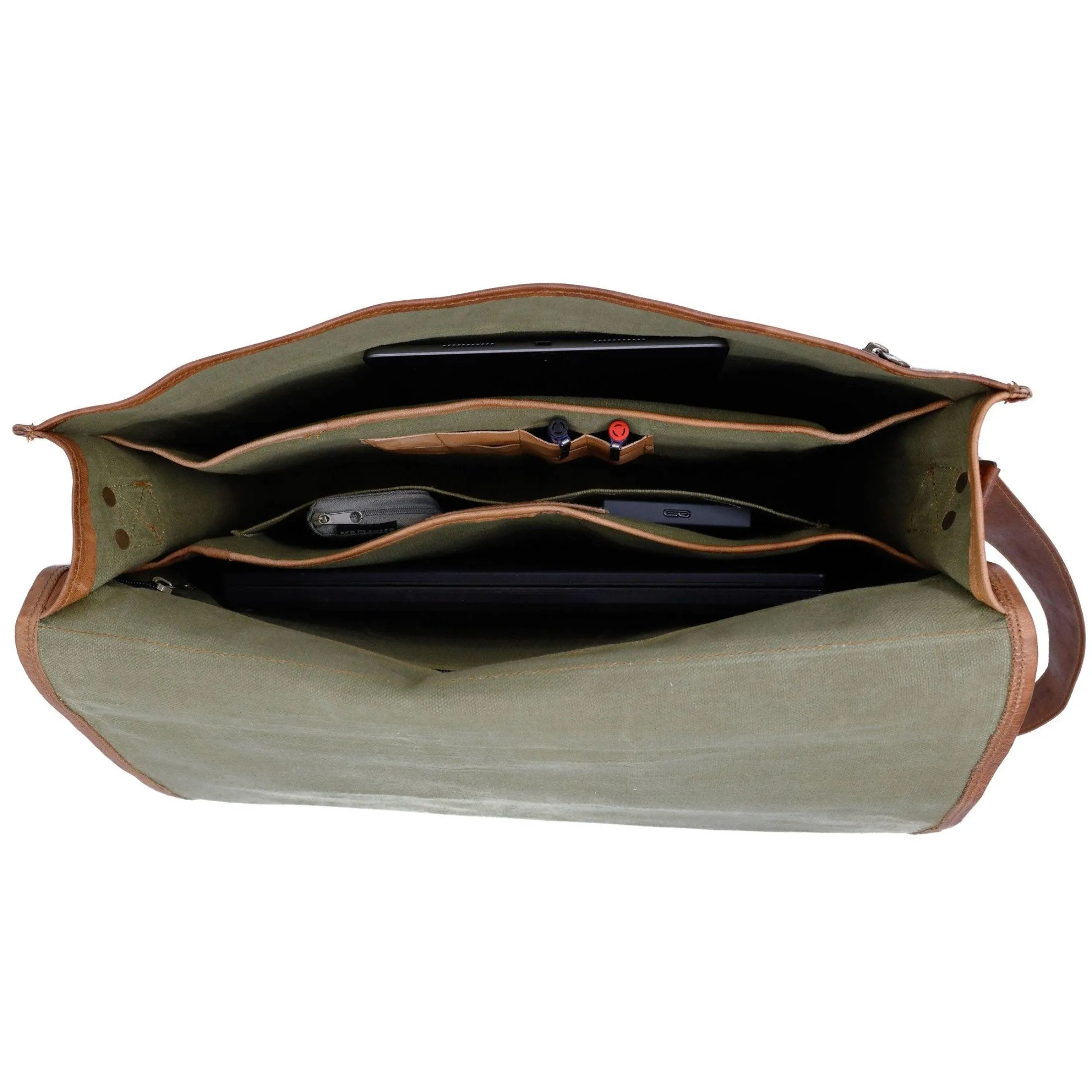 Leather Vintage Men's 18 Inch Leather Laptop Messenger Pro Satchel Men's Bag