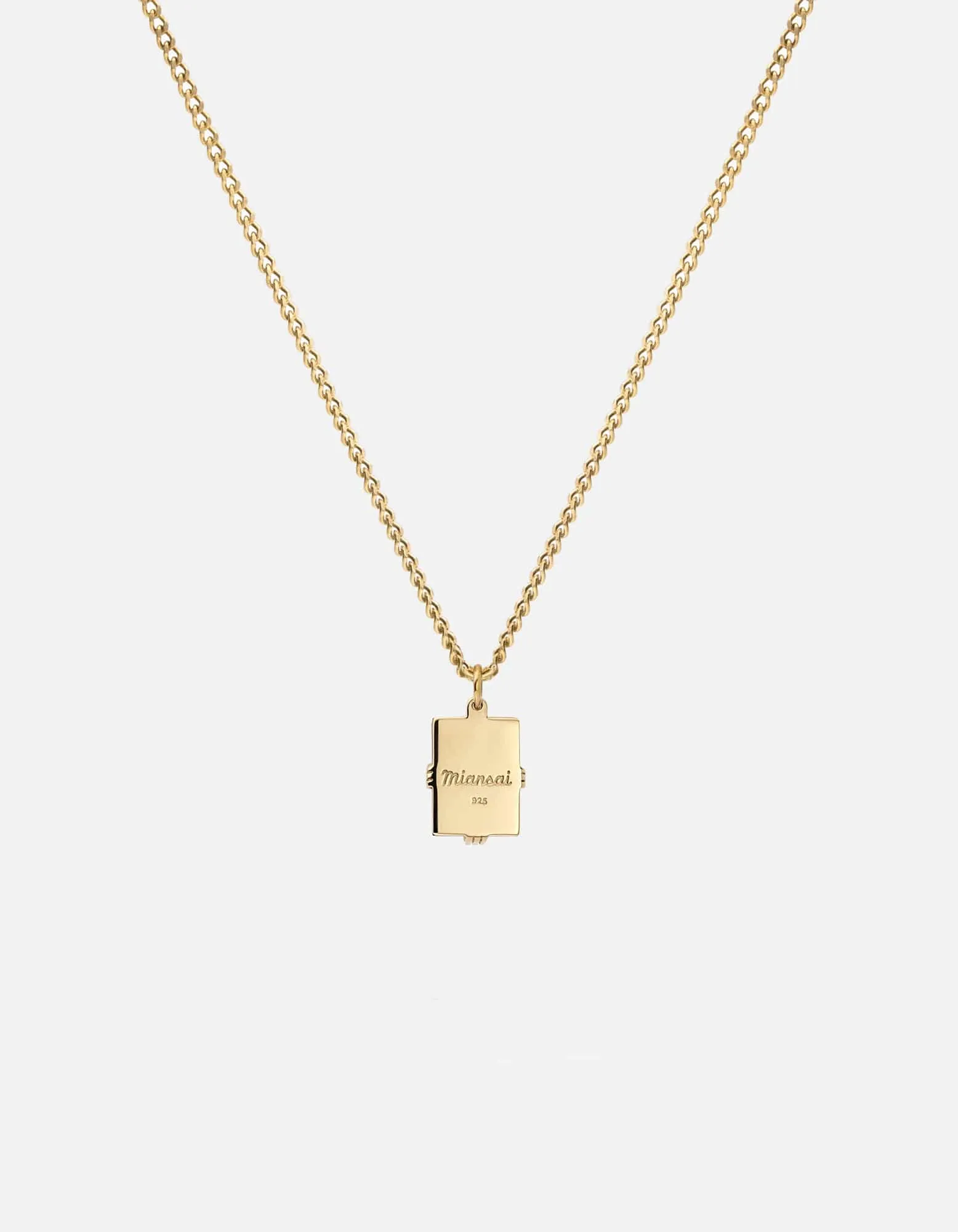 Lennox Jasper Green Necklace, Gold