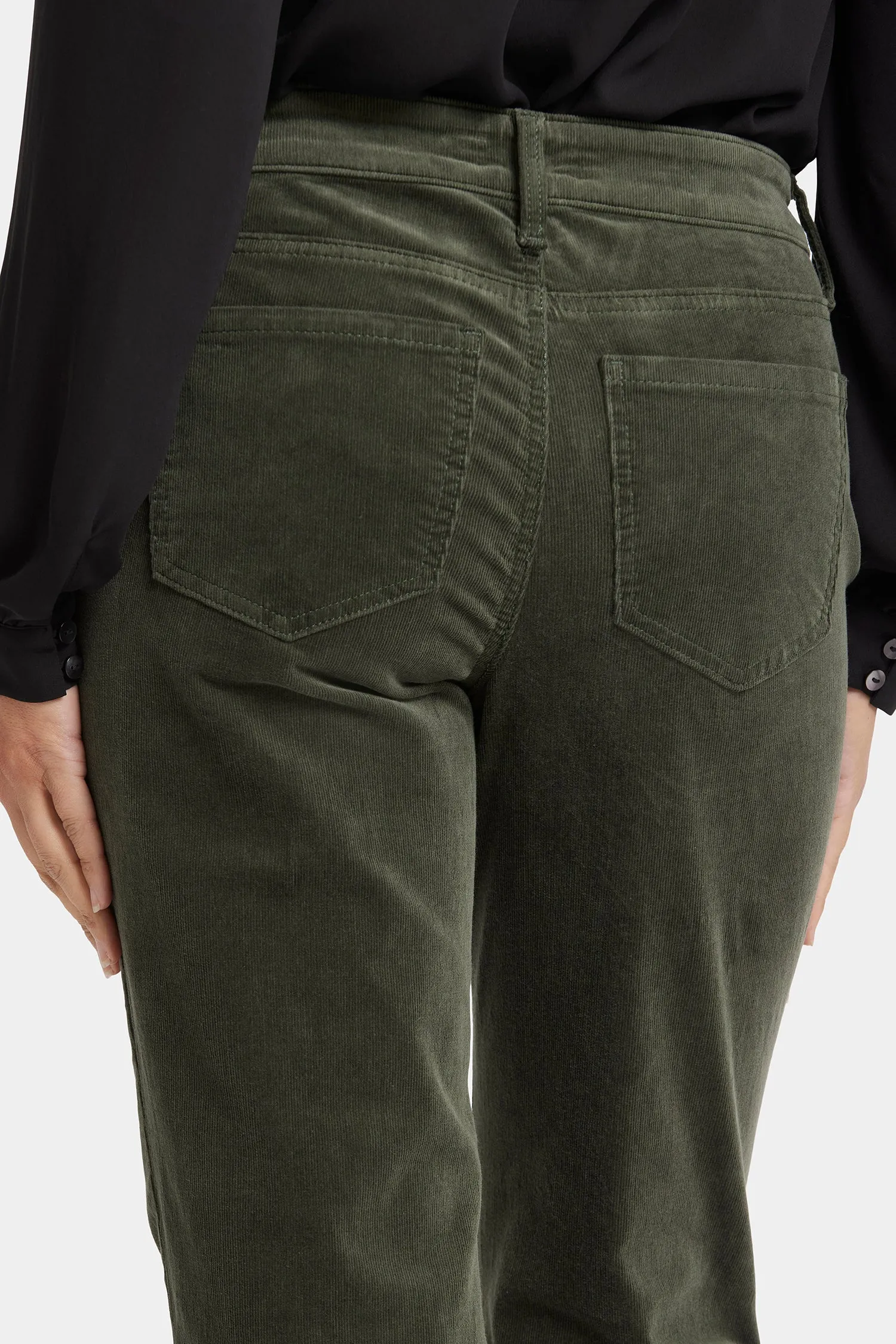 Marilyn Straight Pants - Vine Leaf