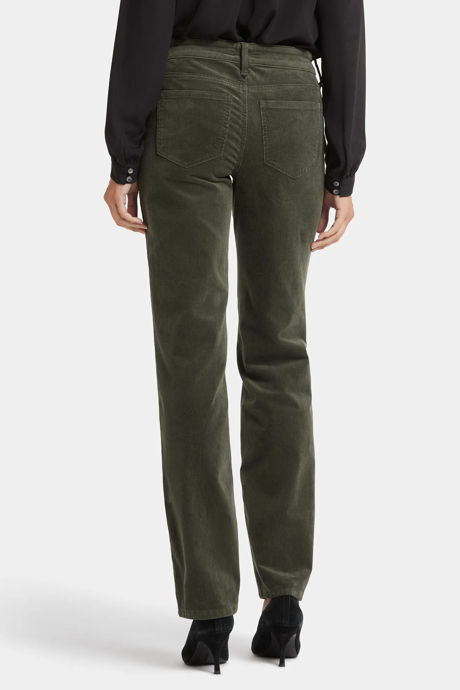 Marilyn Straight Pants - Vine Leaf