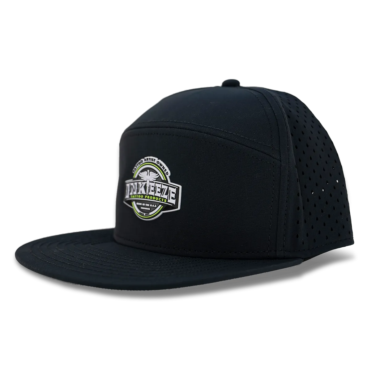 MELIN x INKEEZE PRO "TRENCHES" HYDRO PERFORMANCE SNAPBACK HAT - BLK