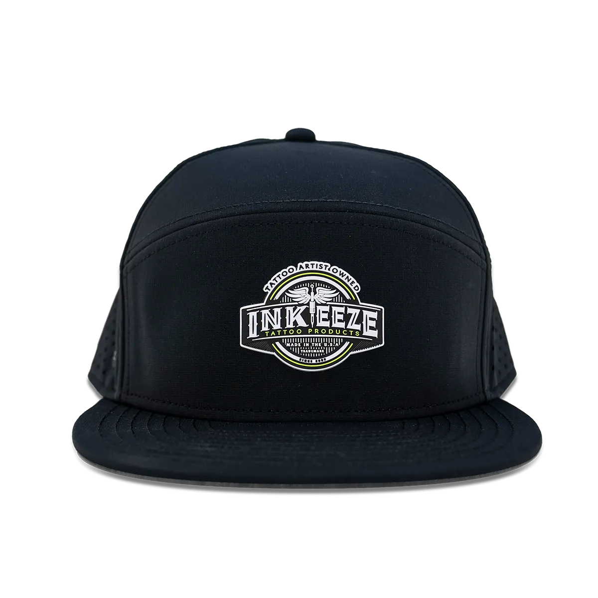 MELIN x INKEEZE PRO "TRENCHES" HYDRO PERFORMANCE SNAPBACK HAT - BLK