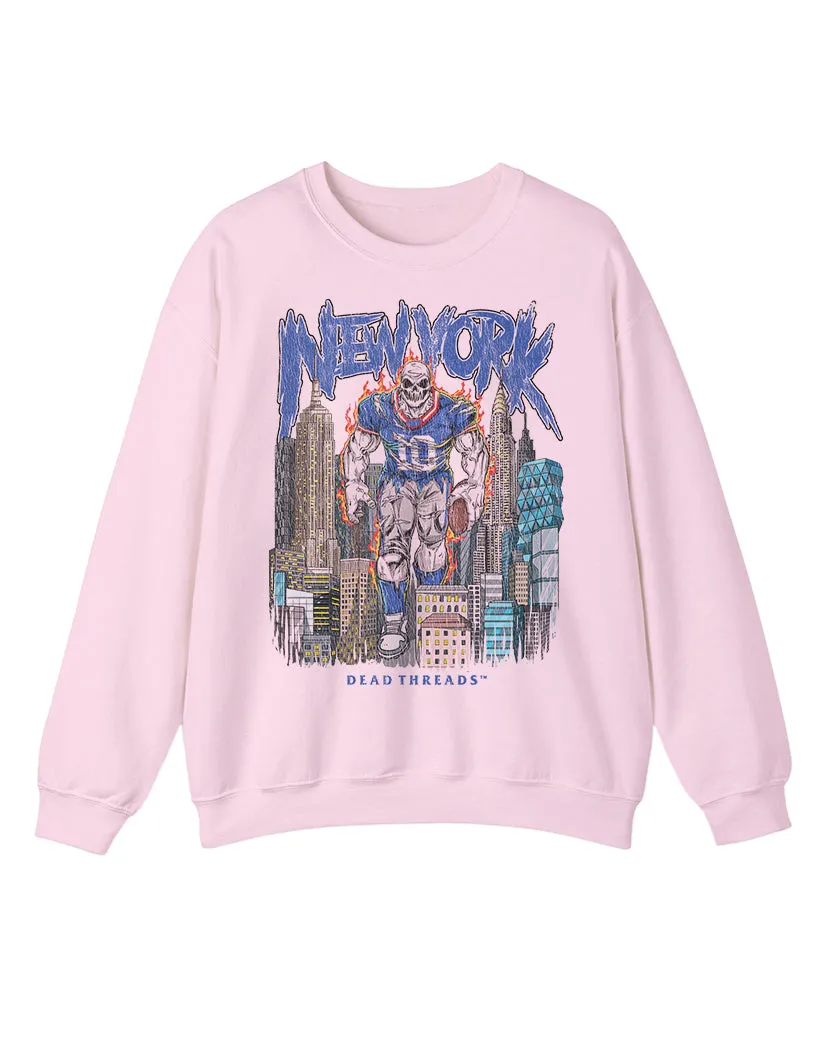 NEW YORK FOOTBALL #10 BLUE - PINK
