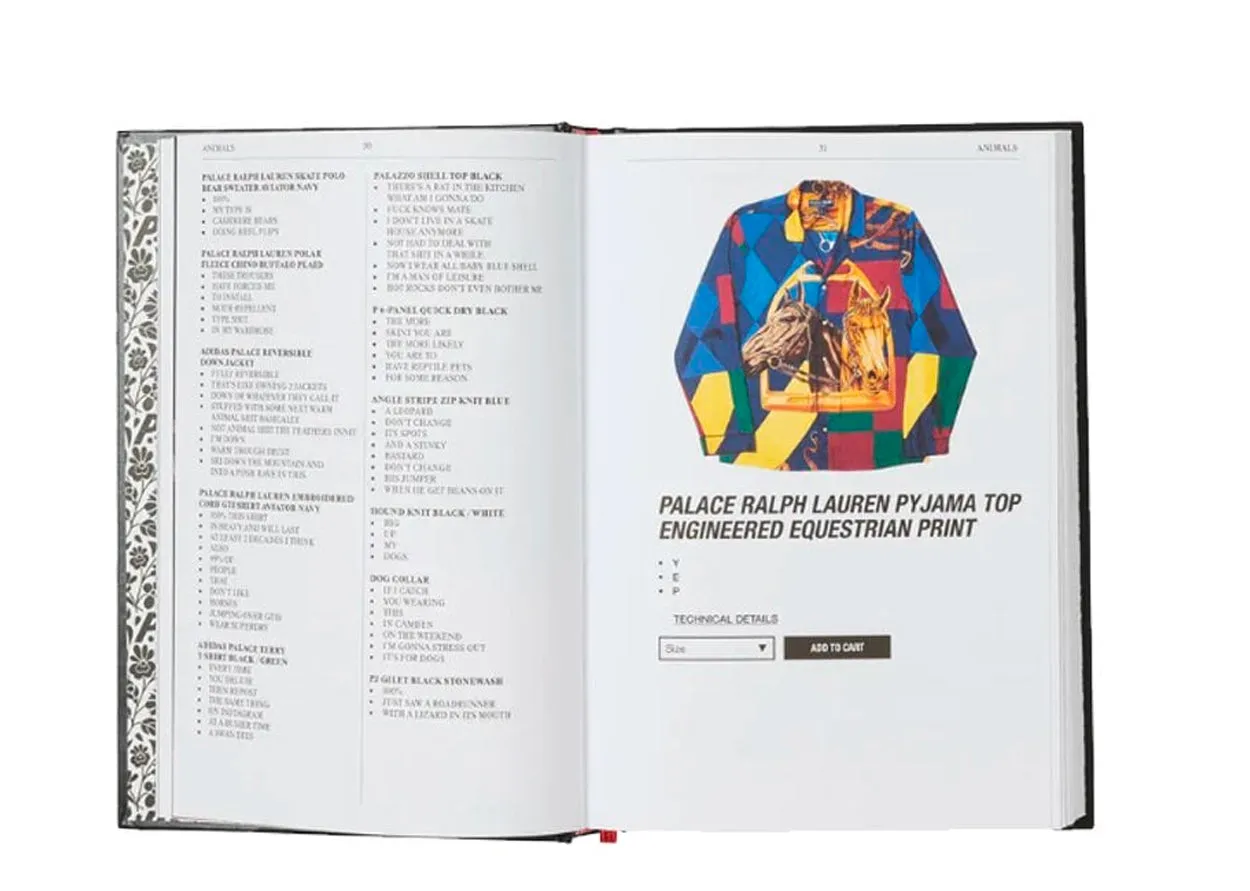 Palace Product Descriptions: The Selected Archive Book