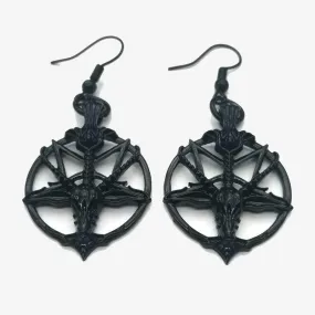 Pentagram Pan God Skull Goat Head Pendant
