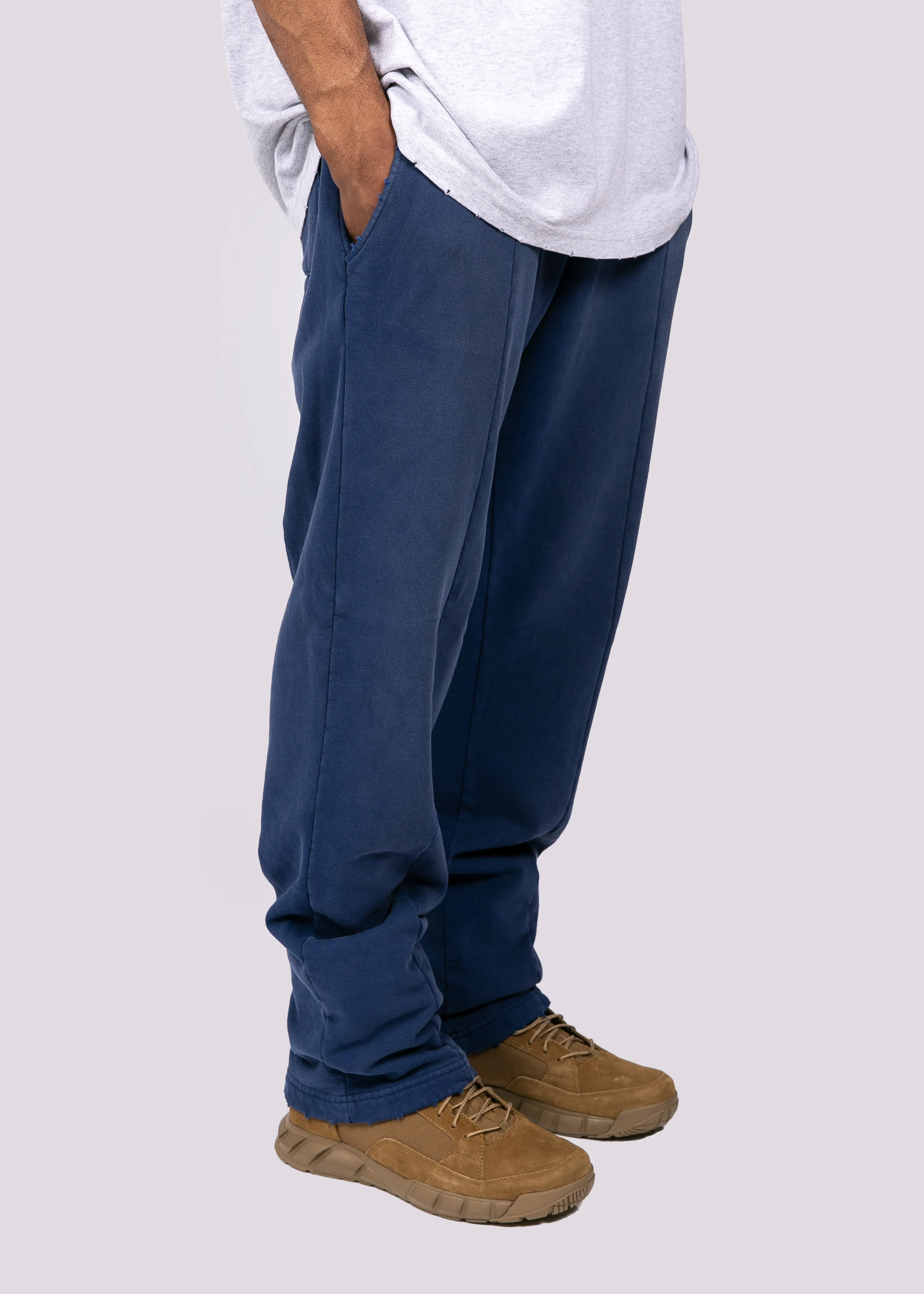 Pleated Sweatpant - Vintage Navy