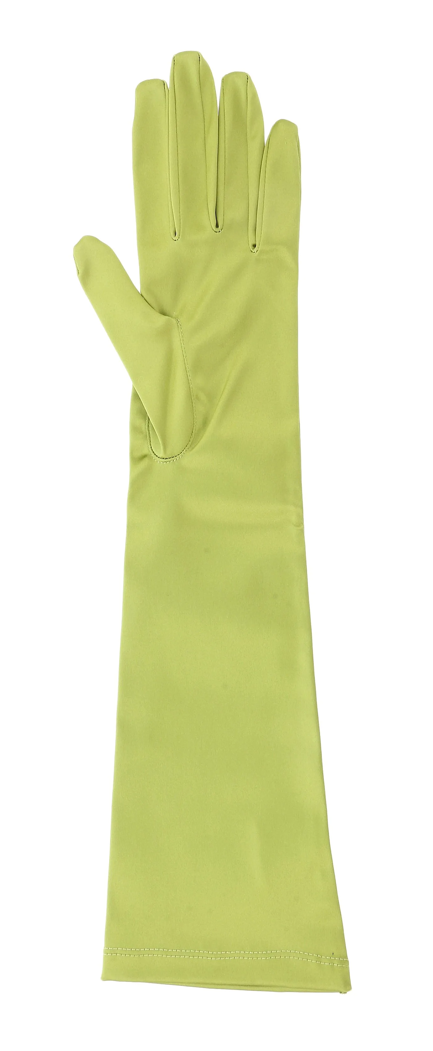 PRADA Green Vintage Silk Blend Mid Arm Gloves