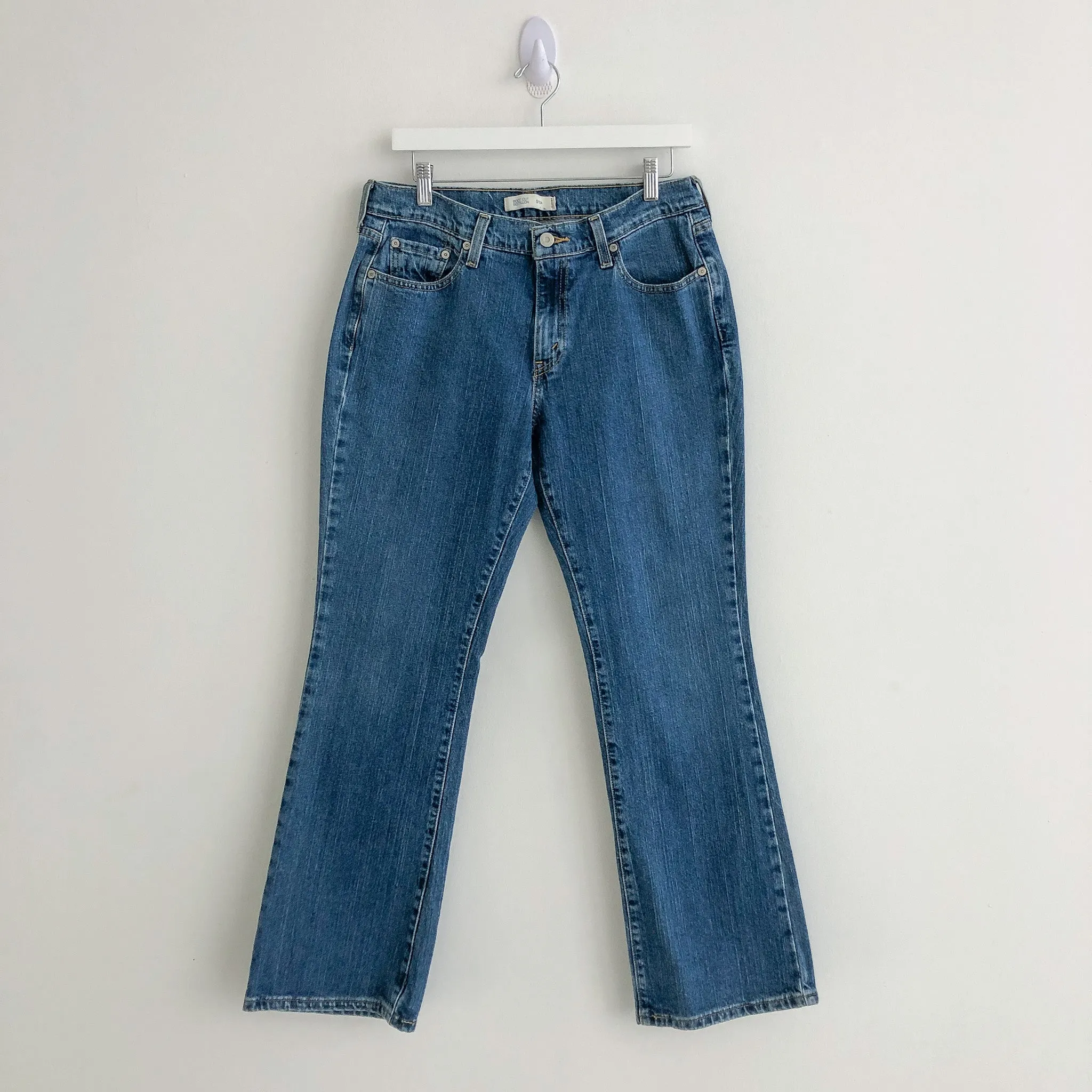 Preloved Bootleg Cut Denim Jeans