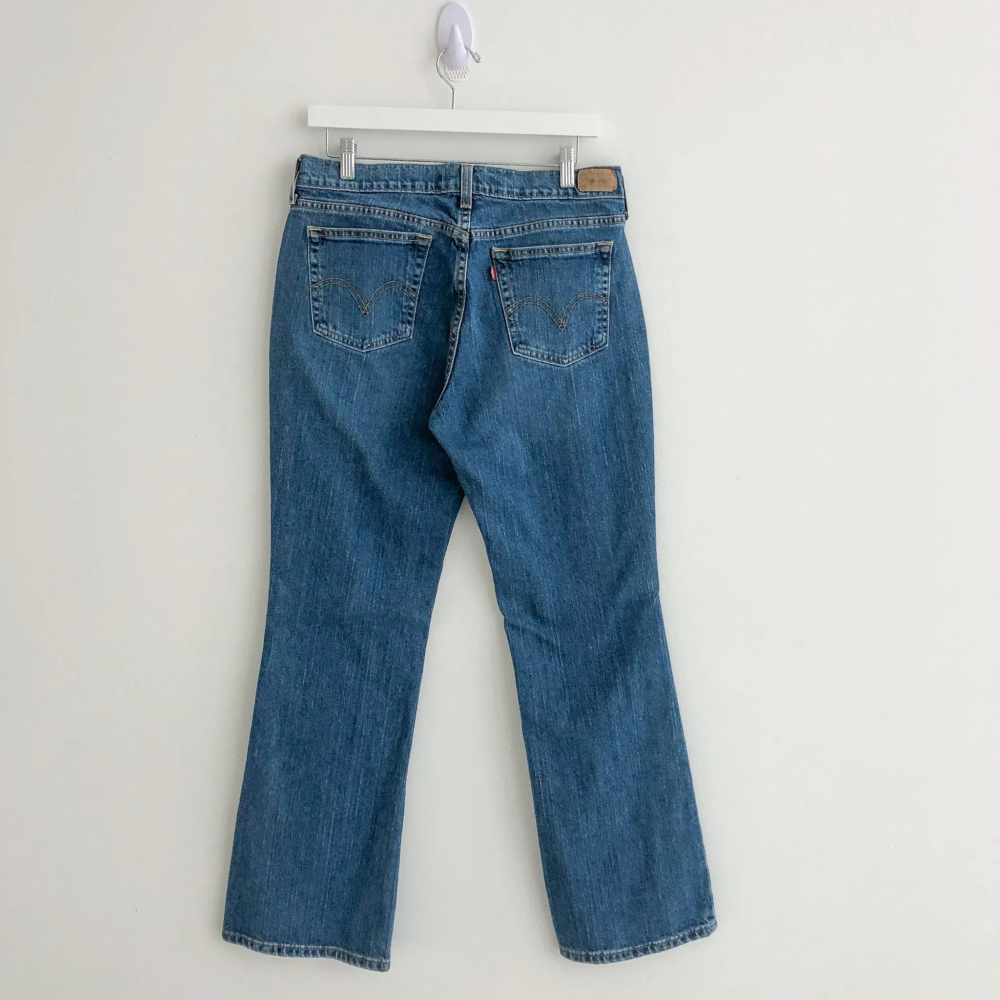 Preloved Bootleg Cut Denim Jeans