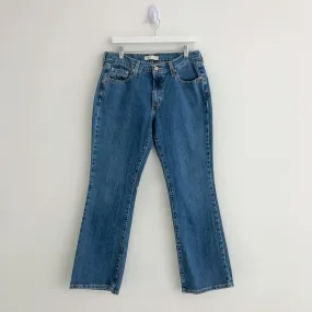 Preloved Bootleg Cut Denim Jeans
