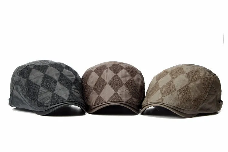 PU Leather Beret BR009