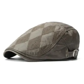 PU Leather Beret BR009