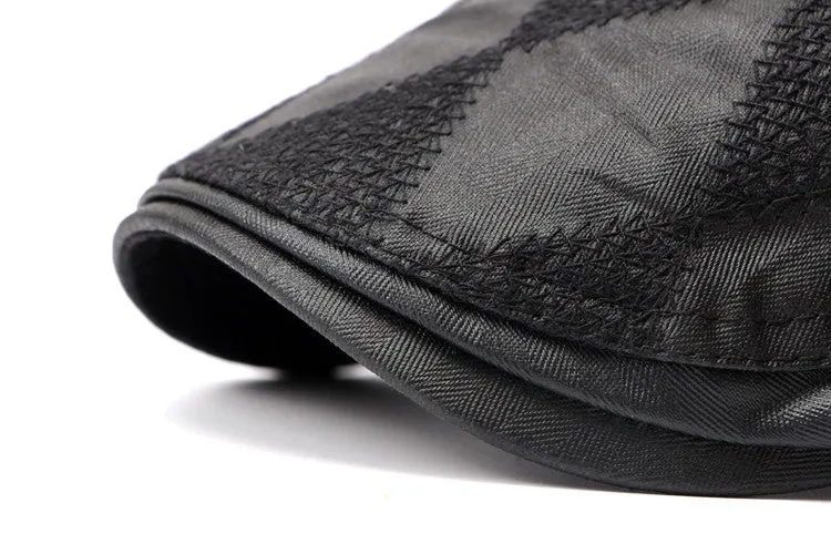 PU Leather Beret BR009
