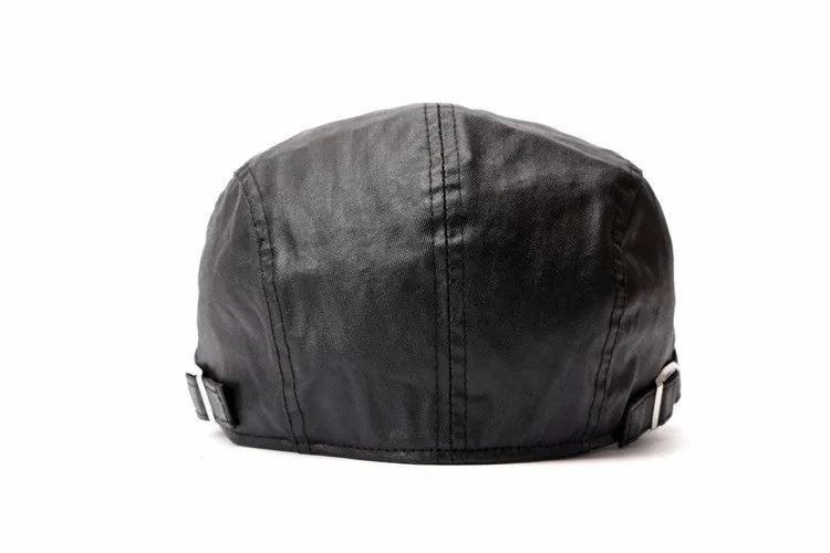 PU Leather Beret BR009