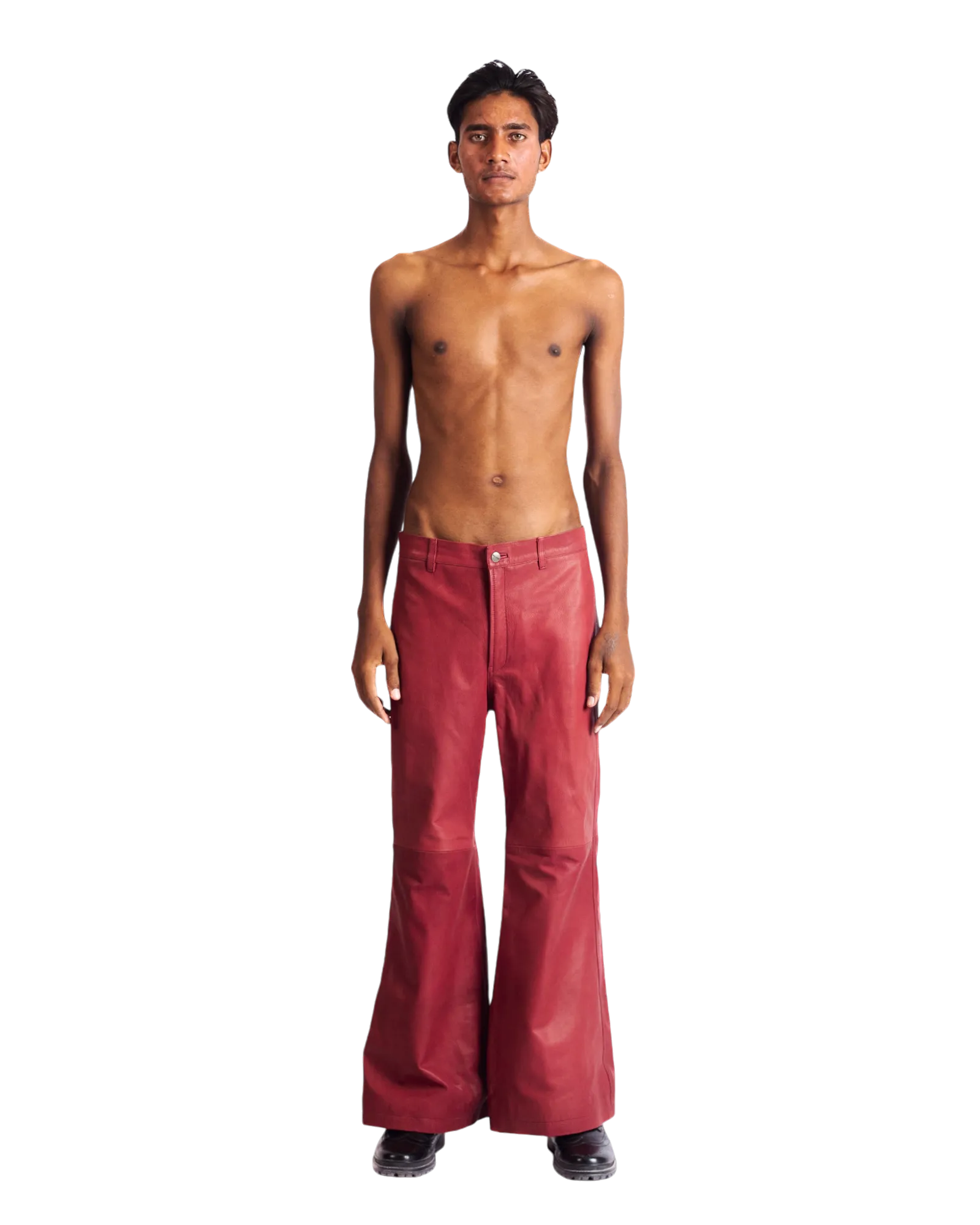 "ELECTRIC ELVIS" LEATHER TROUSERS