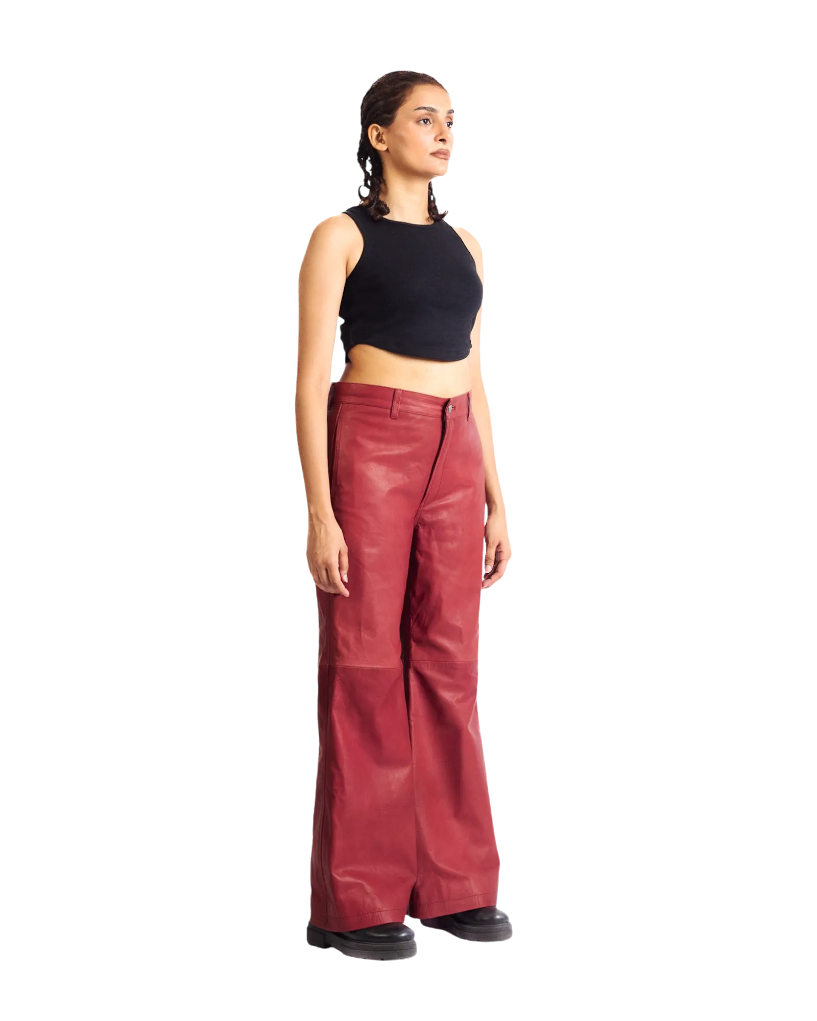 "ELECTRIC ELVIS" LEATHER TROUSERS