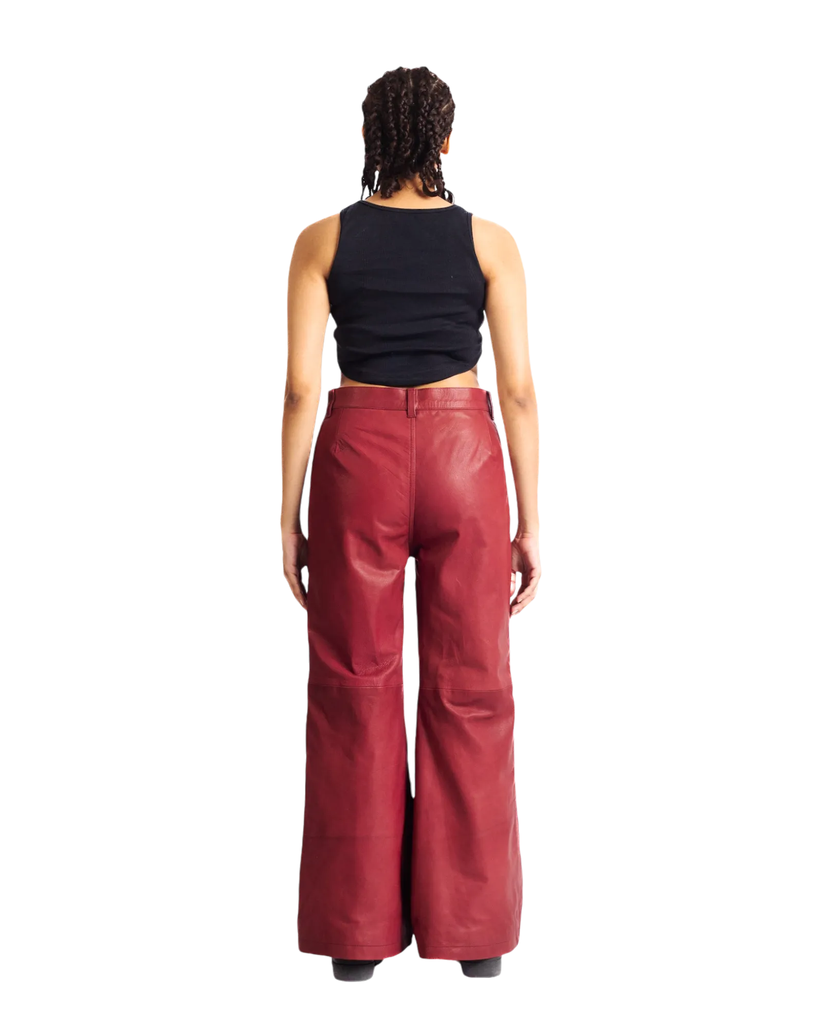 "ELECTRIC ELVIS" LEATHER TROUSERS
