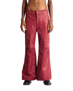 "ELECTRIC ELVIS" LEATHER TROUSERS