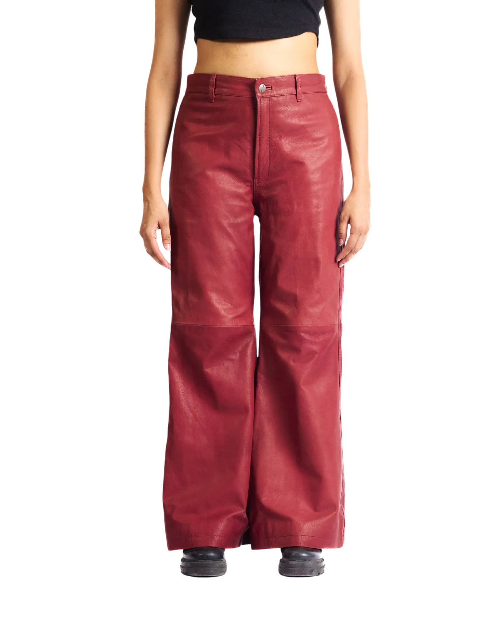 "ELECTRIC ELVIS" LEATHER TROUSERS