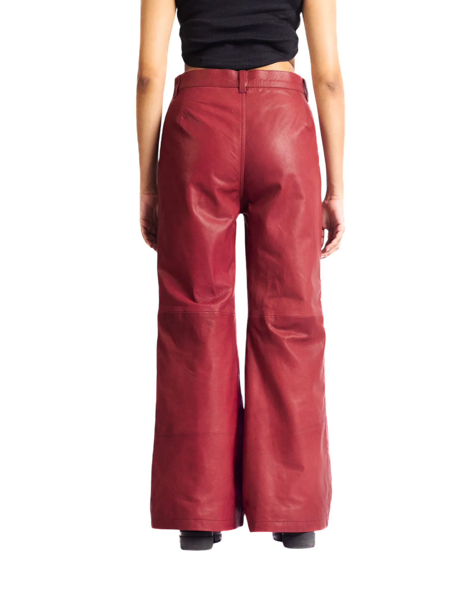 "ELECTRIC ELVIS" LEATHER TROUSERS