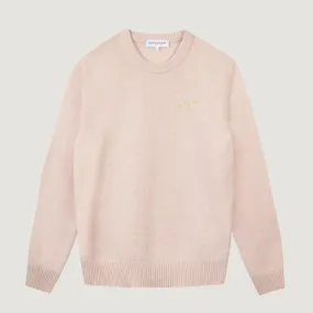 "Oh La La" Choiseul Recycled Wool Sweater (English Pink)