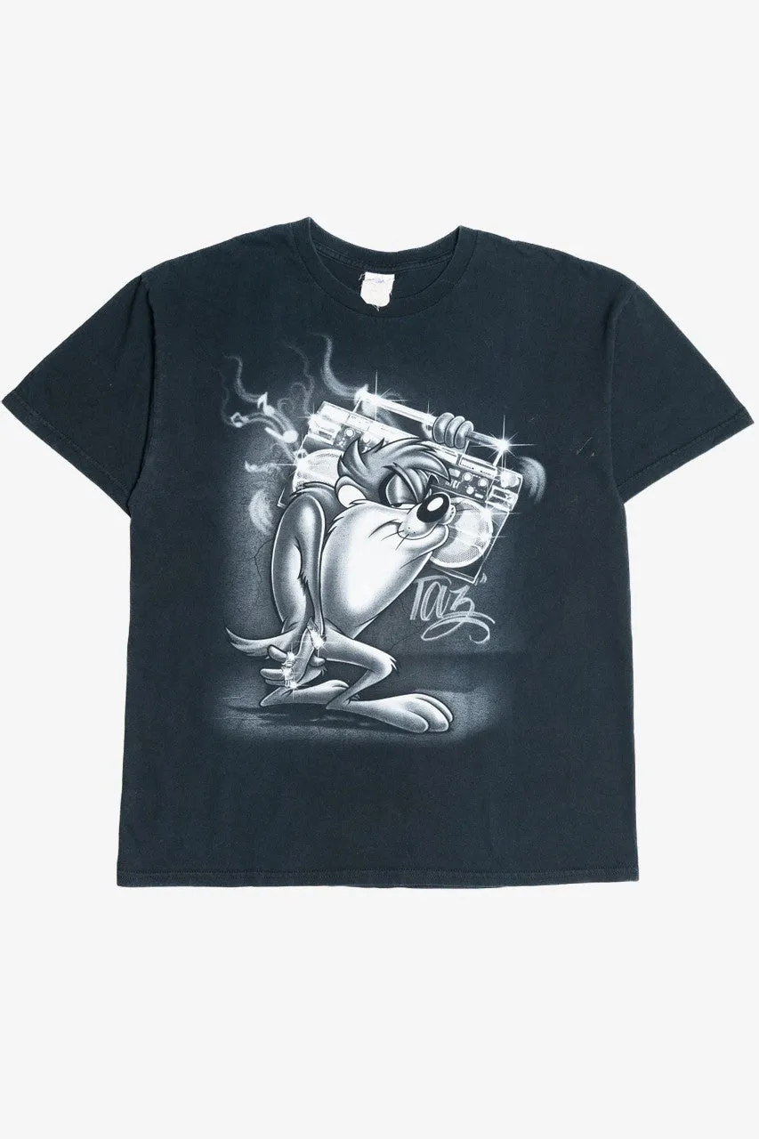 "Taz" With Boombox Looney Tunes T-Shirt