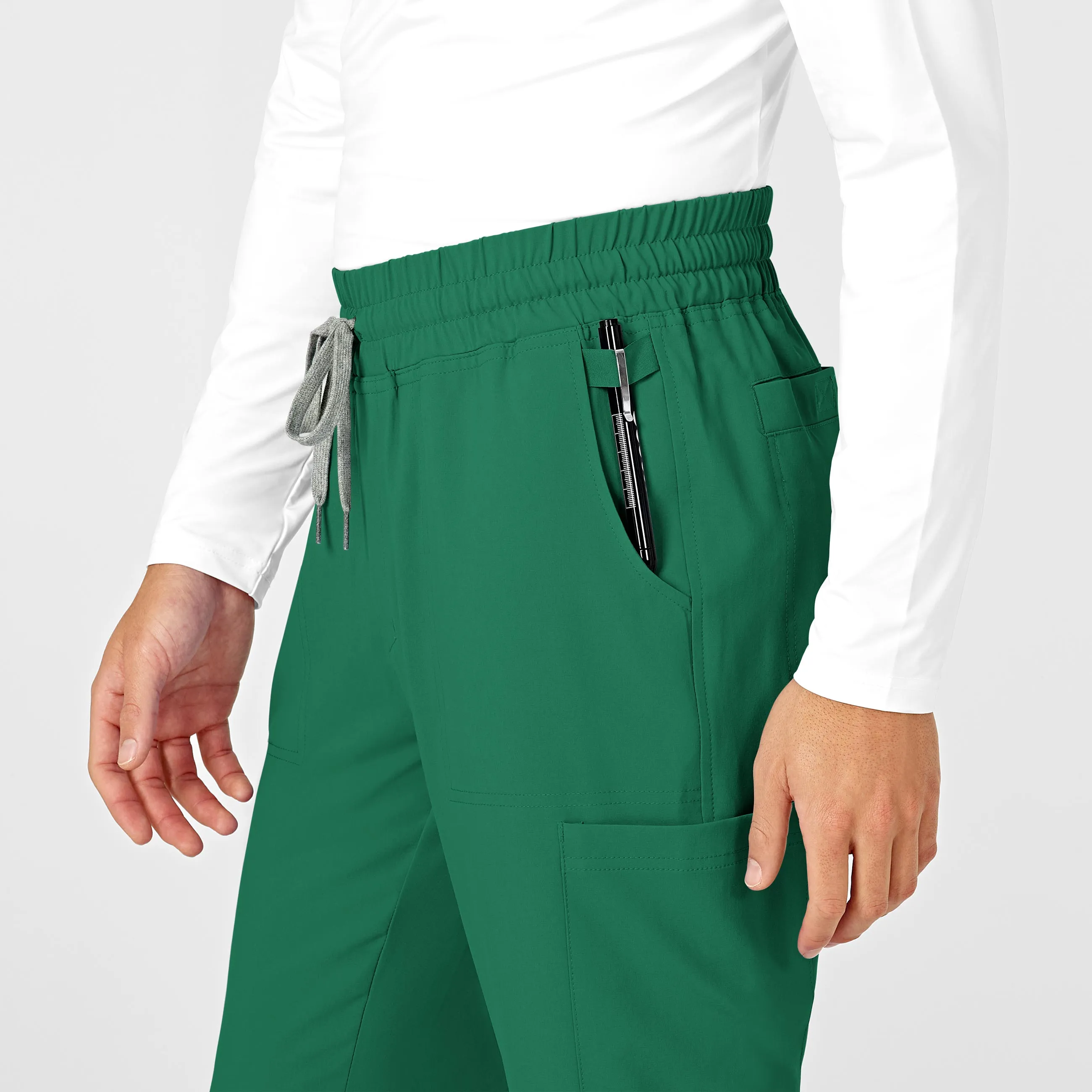 RENEW Mens Straight Slim Scrub Pant - Hunter