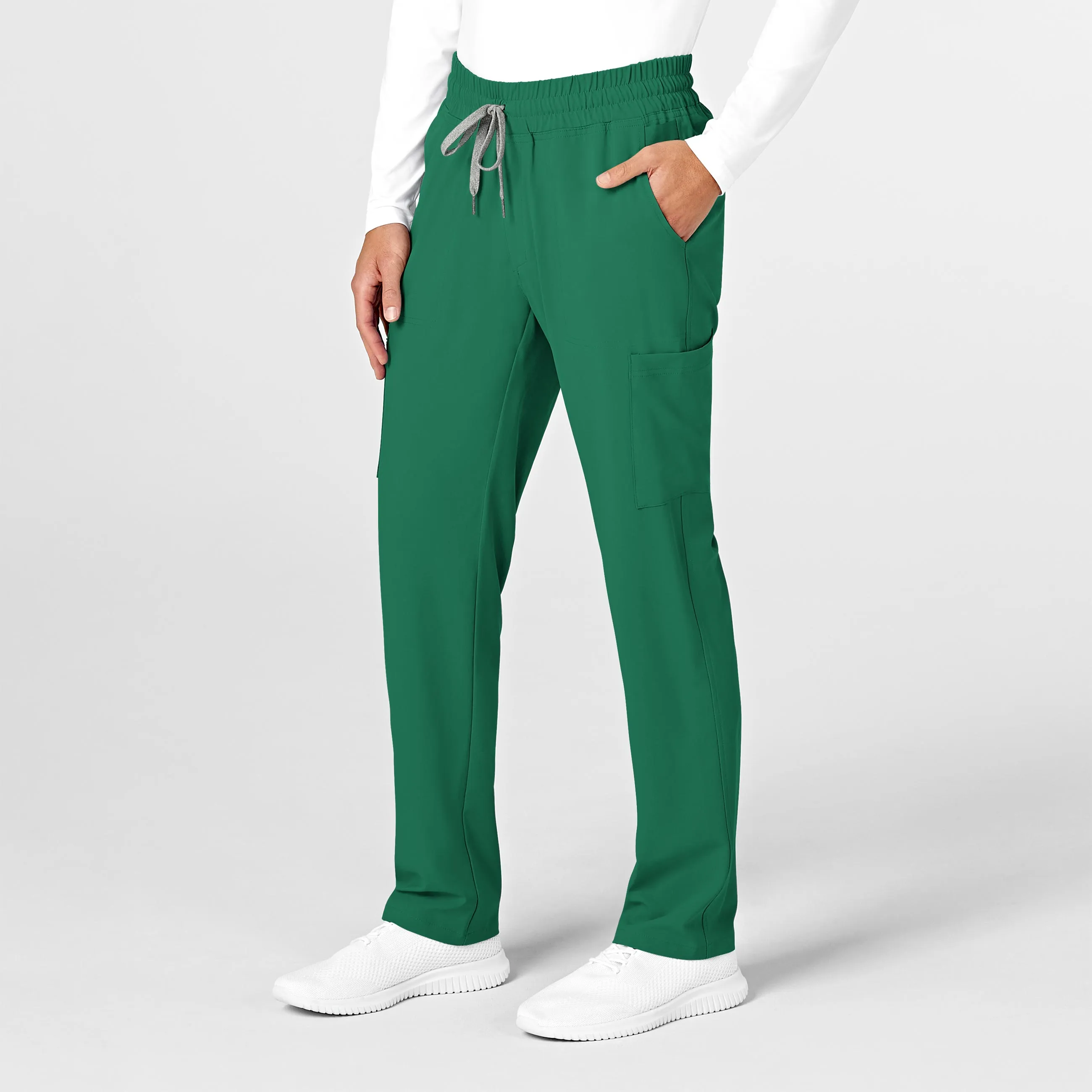 RENEW Mens Straight Slim Scrub Pant - Hunter
