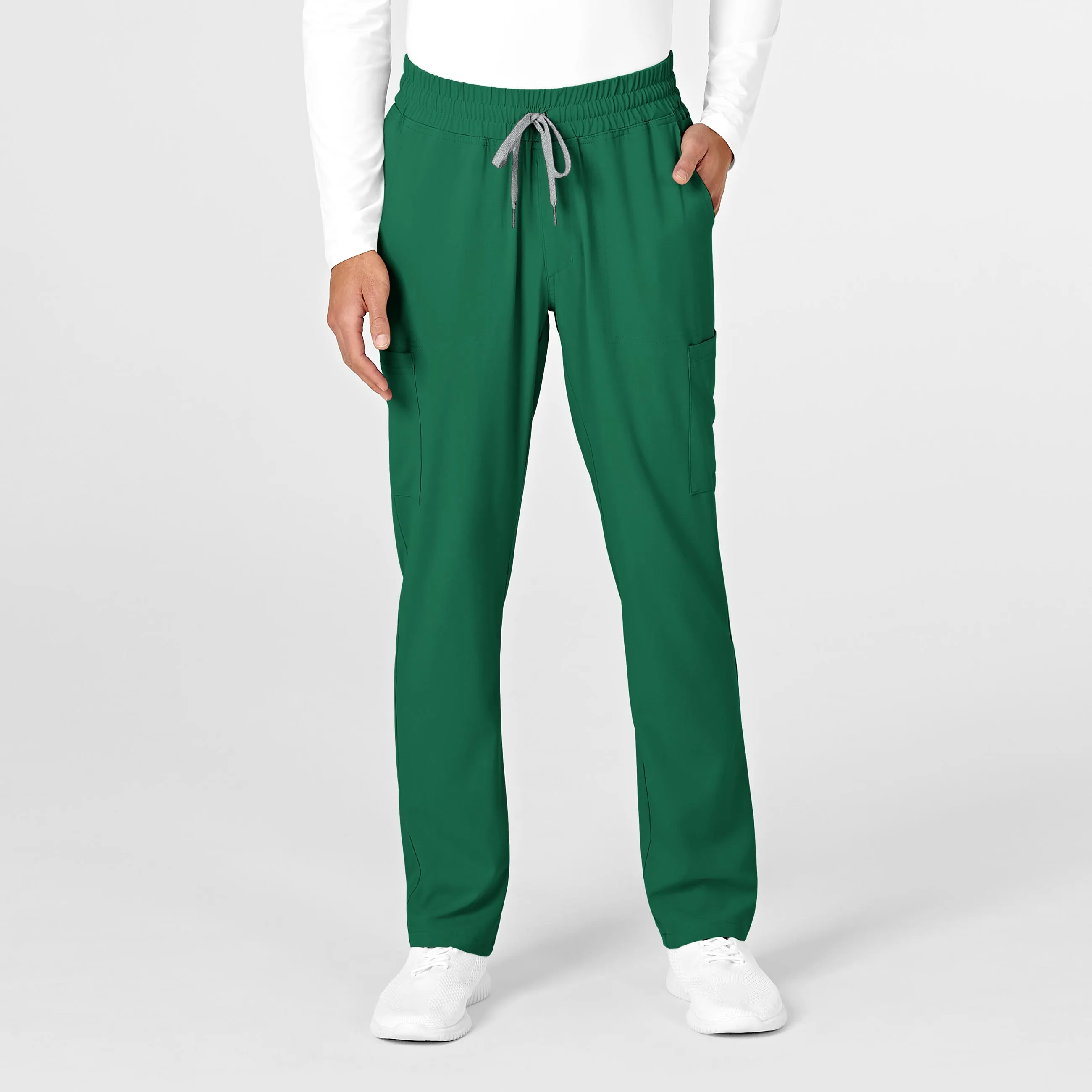 RENEW Mens Straight Slim Scrub Pant - Hunter