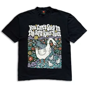 river tee - faded black