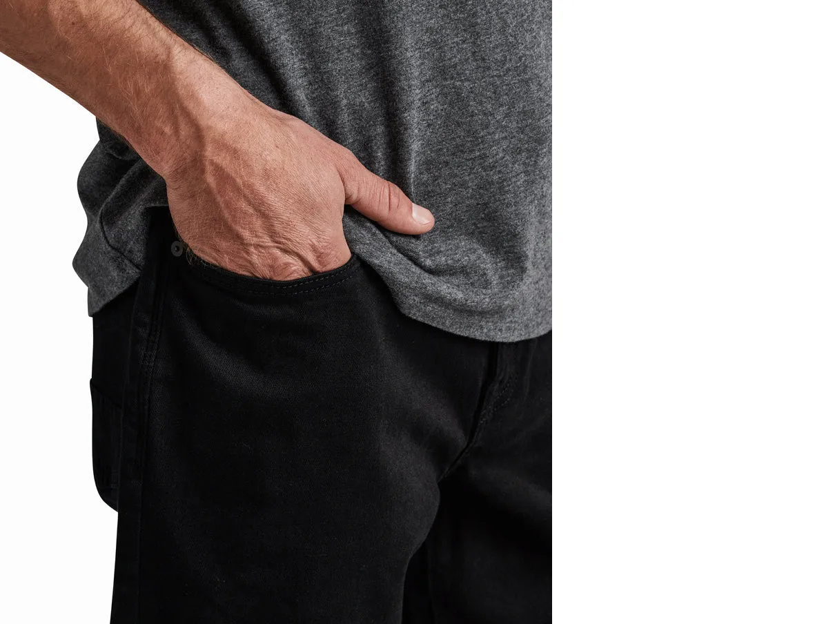 ROARK HWY 128 Straight Fit Broken Twill Jeans- Black 2