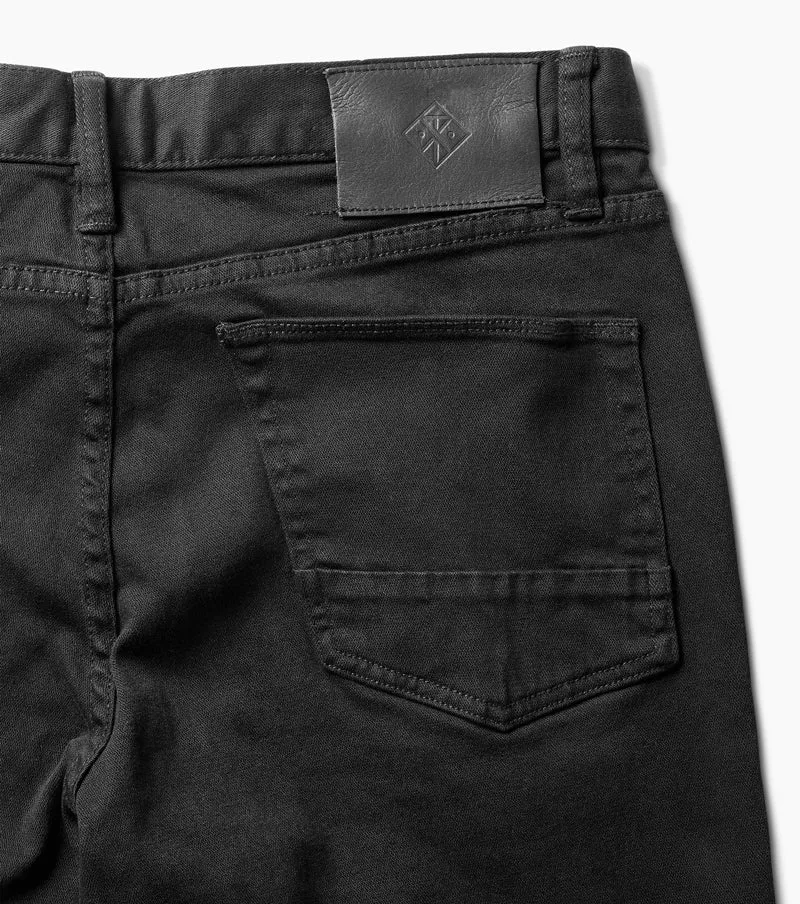 ROARK HWY 128 Straight Fit Broken Twill Jeans- Black 2