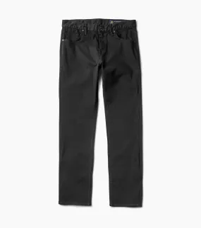 ROARK HWY 128 Straight Fit Broken Twill Jeans- Black 2