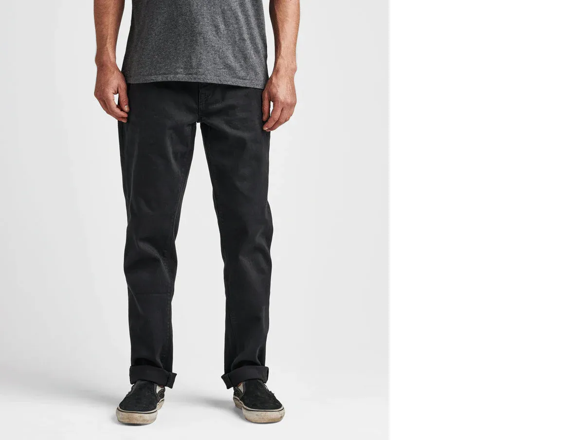 ROARK HWY 128 Straight Fit Broken Twill Jeans- Black 2