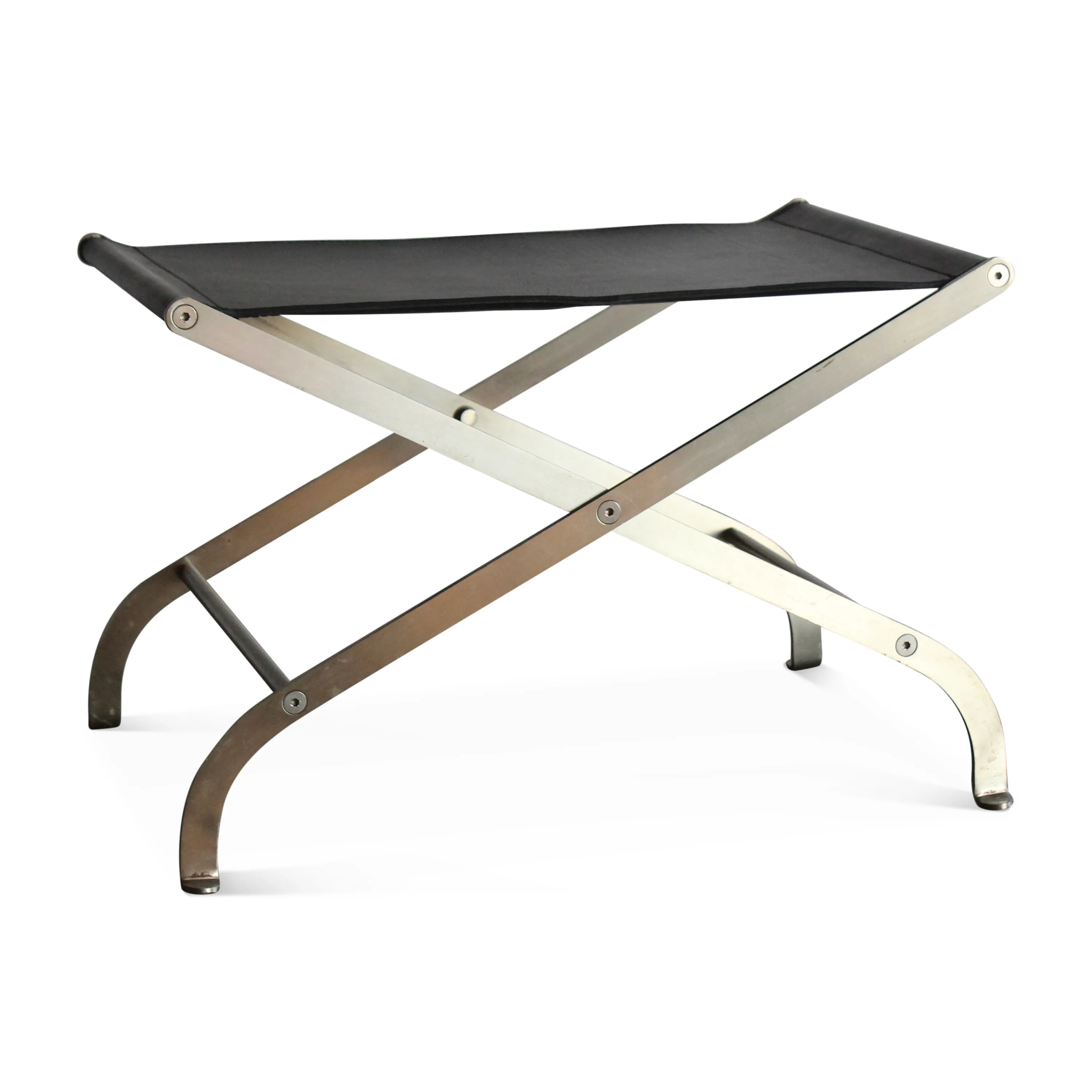 Steel and Leather Stools by Anthony Citterio for Flexform