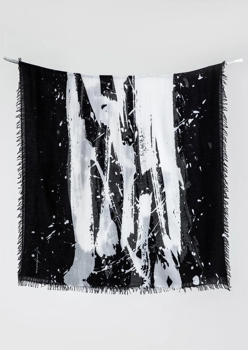 super fine baby cashmere scarf by Junko Koshino