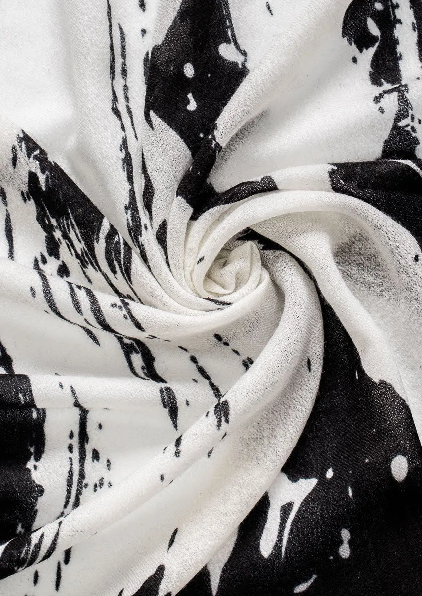 super fine baby cashmere scarf by Junko Koshino
