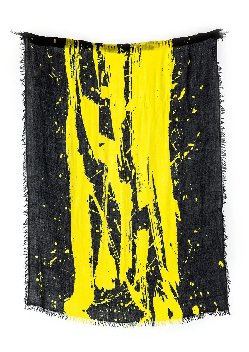 super fine baby cashmere scarf by Junko Koshino