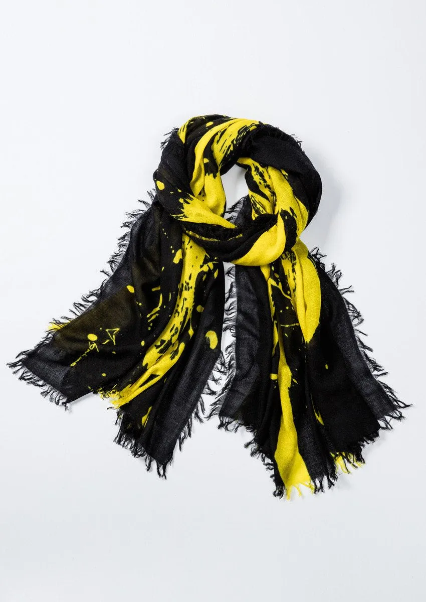 super fine baby cashmere scarf by Junko Koshino